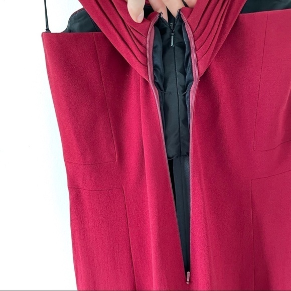 Kimora Lee Simmons Silk Pleated Neckline Dress - Picture 7 of 12